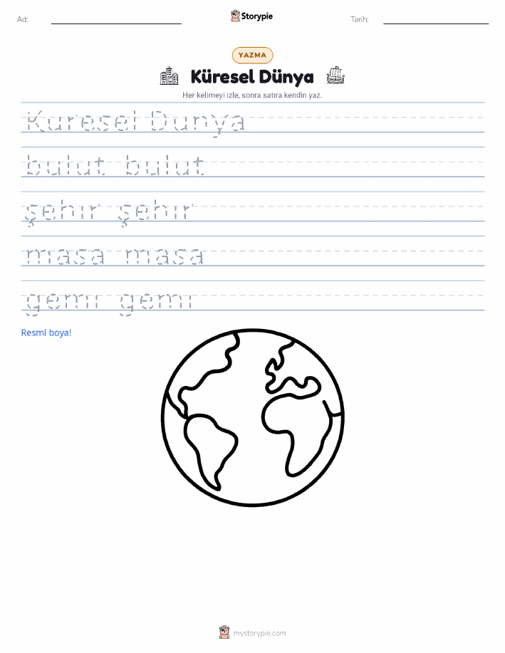 Yazma Pratiği