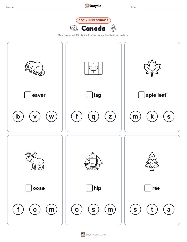 Beginning Sounds