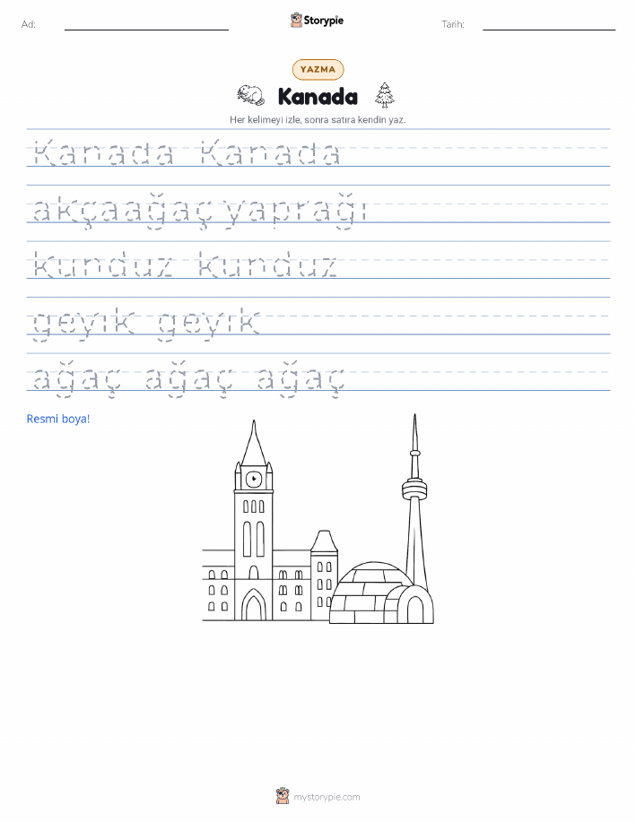 Yazma Pratiği