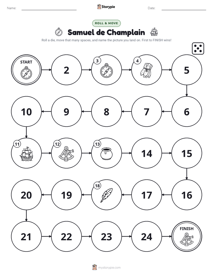Roll & Move Game
