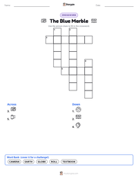 The Blue Marble printable worksheet preview