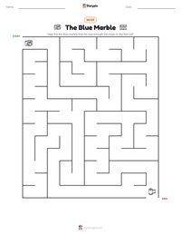 The Blue Marble printable worksheet preview