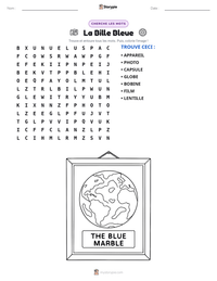 Aperçu de la feuille de travail imprimable La Bille Bleue