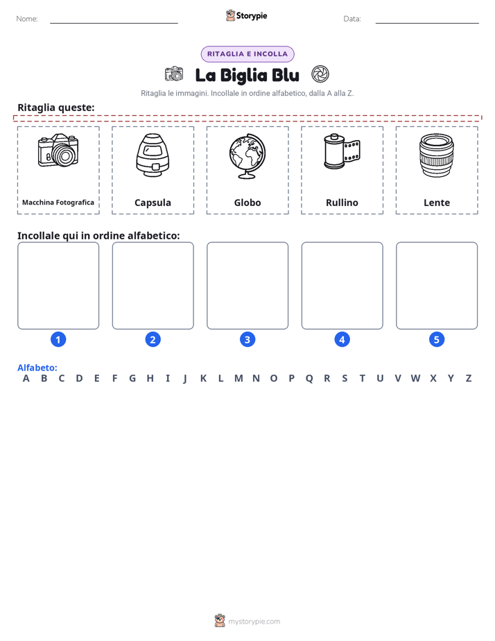 Taglia & Incolla Alfabeto