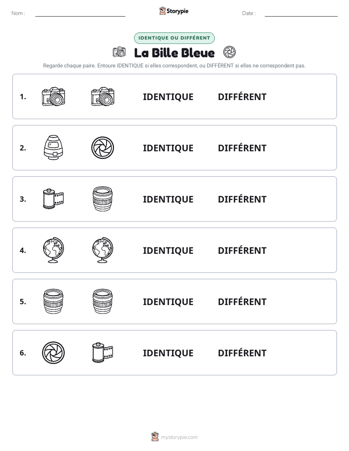 Identique ou Différent