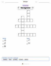 Sacagawea printable worksheet preview