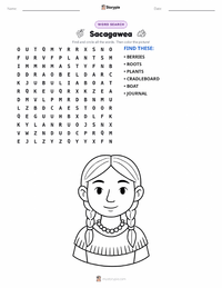 Sacagawea printable worksheet preview