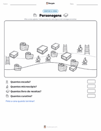 Prévia da folha de atividades imprimível Fotossíntese