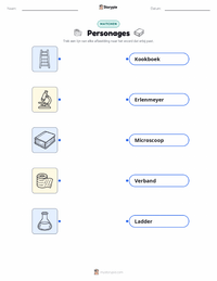 Fotosynthese afdrukbare werkblad voorbeeld