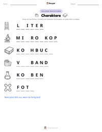 Photosynthese druckbare Arbeitsblatt Vorschau
