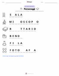 Anteprima della scheda stampabile di Fotosintesi