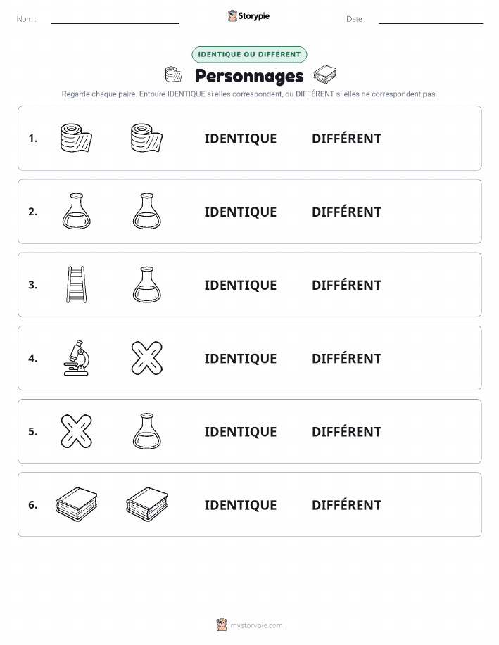 Identique ou Différent