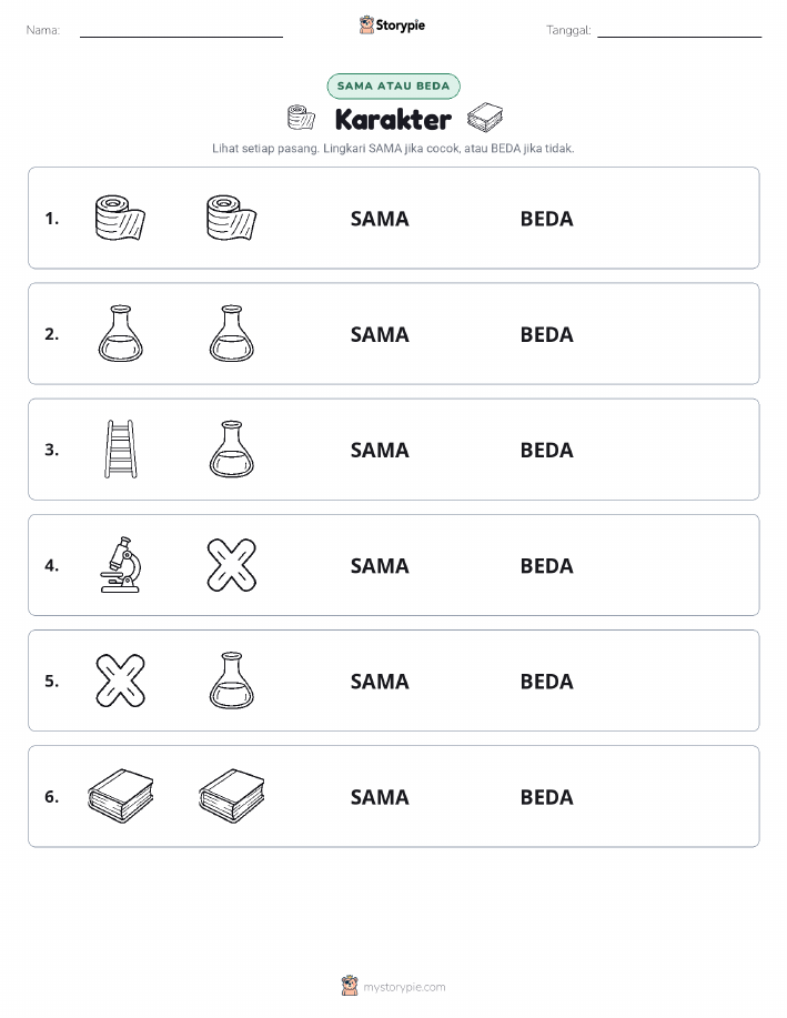 Sama atau Berbeda
