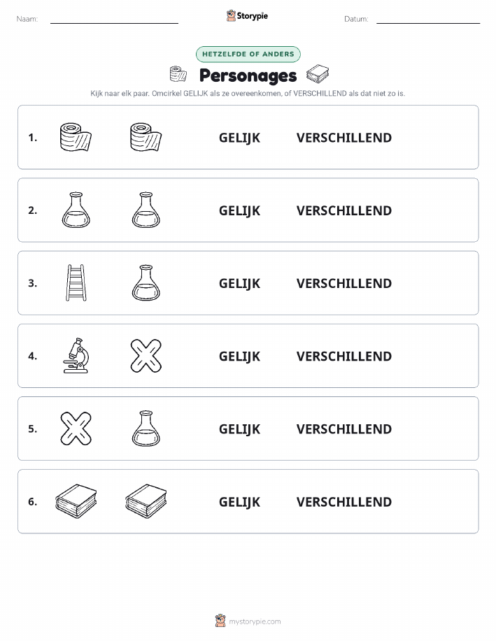 Zelfde of Verschillend