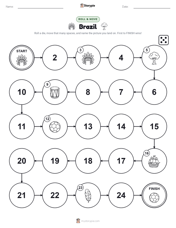 Roll & Move Game