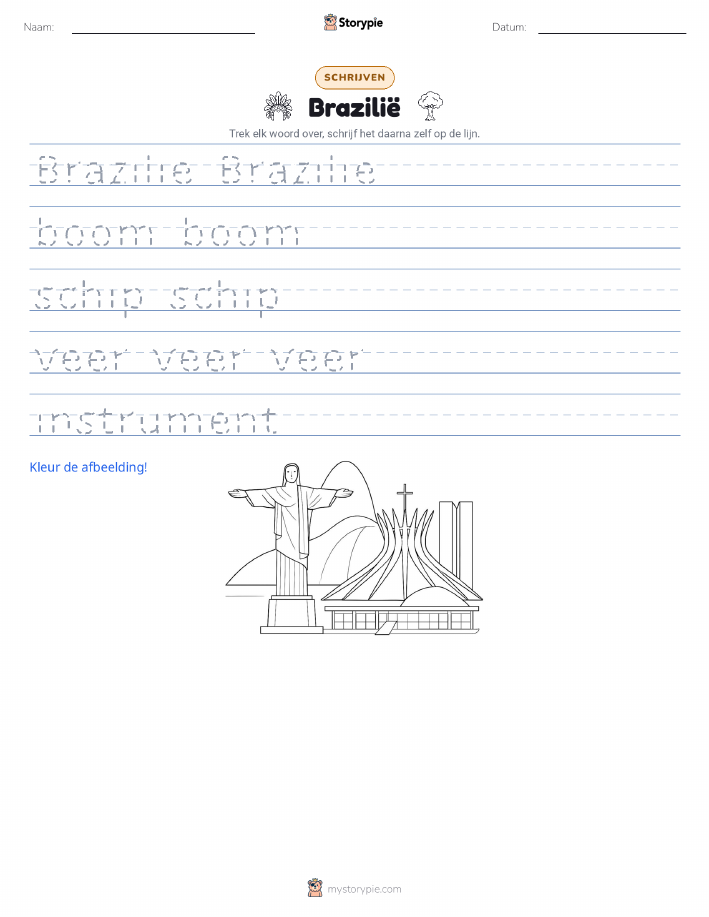 Schrijf Oefening