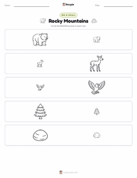 Rocky Mountains printable worksheet preview