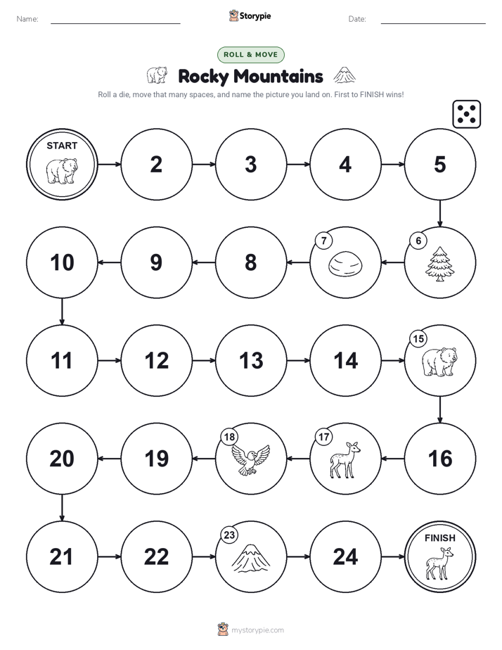 Roll & Move Game