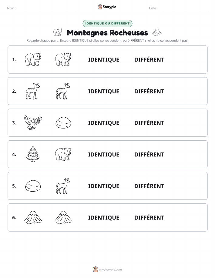 Identique ou Différent