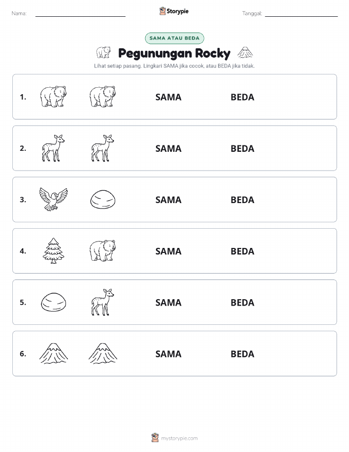 Sama atau Berbeda