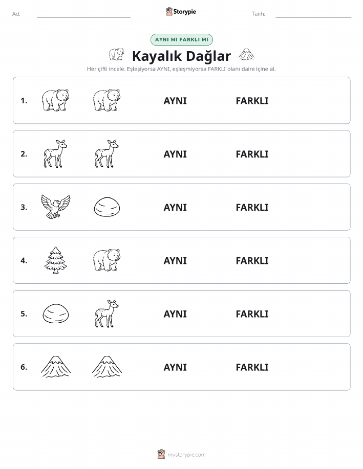 Aynı mı Farklı mı