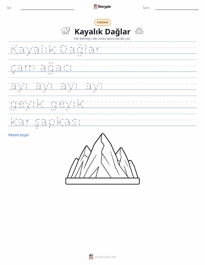 Yazma Pratiği