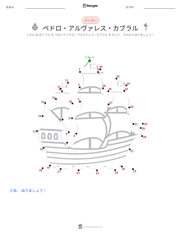 点つなぎ