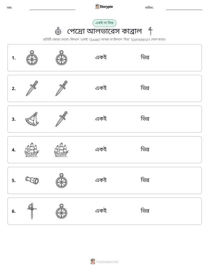 একই বা ভিন্ন