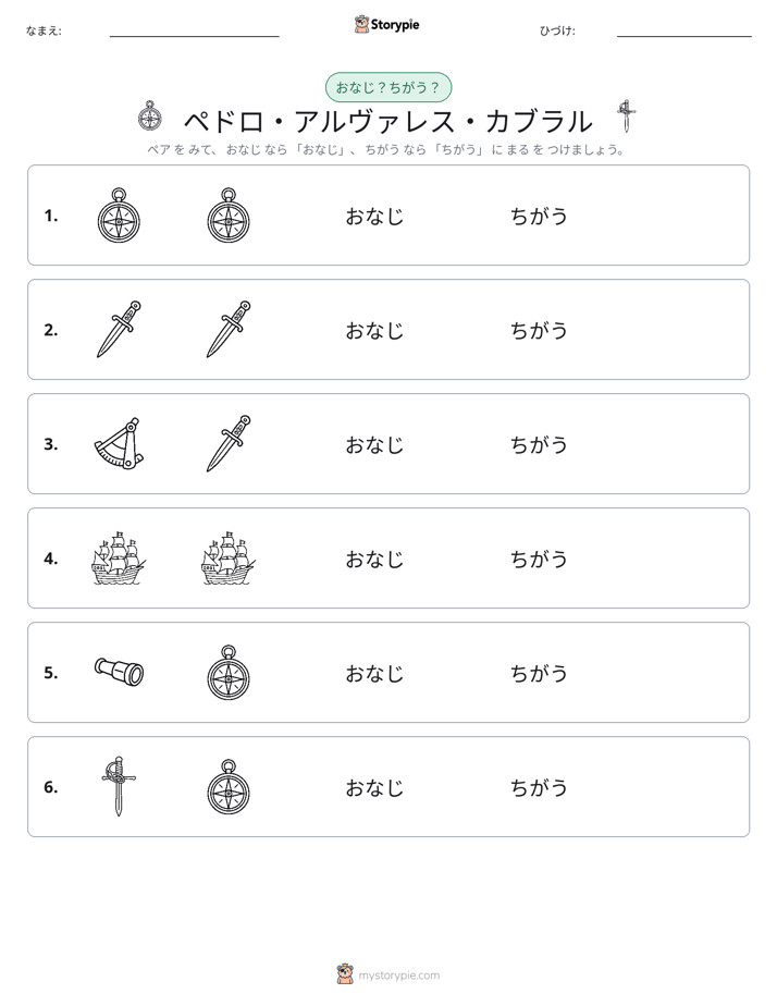 同じか違うか