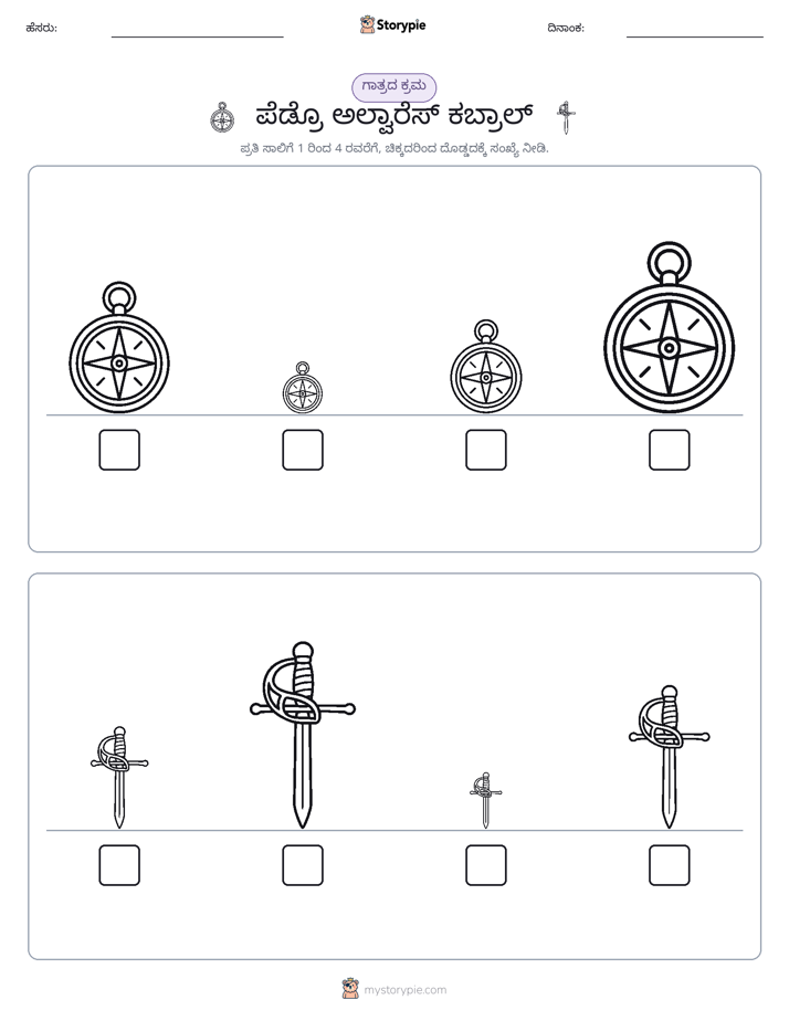 ಗಾತ್ರ ಕ್ರಮ