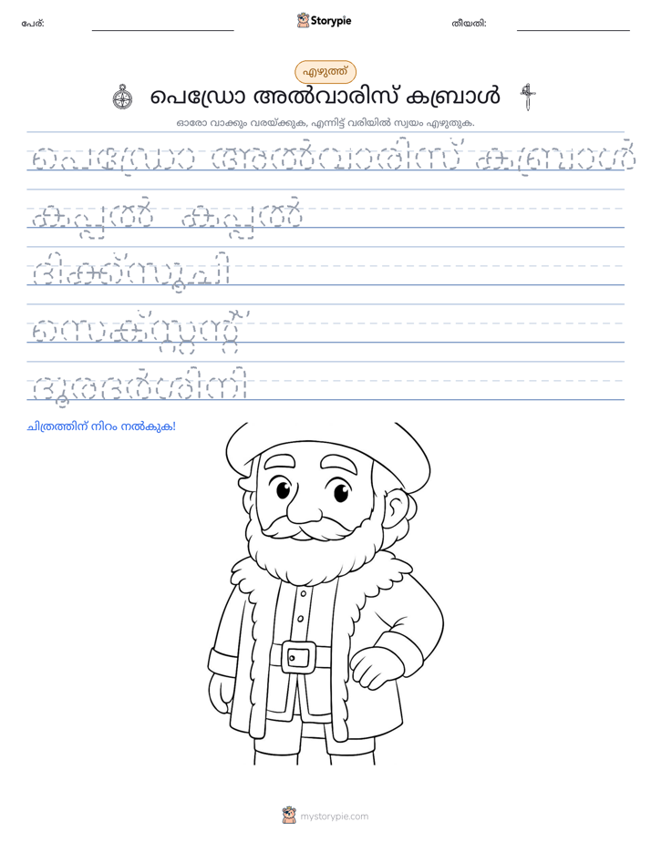 എഴുത്ത് പരിശീലനം