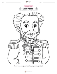 Dom Pedro I printable worksheet preview