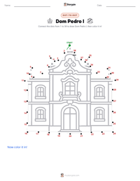 Dom Pedro I printable worksheet preview
