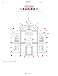 Aperçu de la feuille de travail imprimable Dom Pedro I