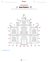 Dom Pedro I afdrukbare werkblad voorbeeld