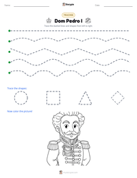 Dom Pedro I printable worksheet preview