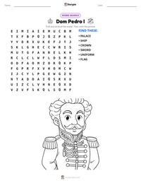 Dom Pedro I printable worksheet preview