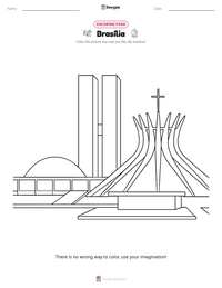 Brasília printable worksheet preview