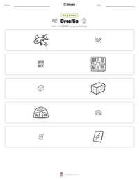 Brasília printable worksheet preview