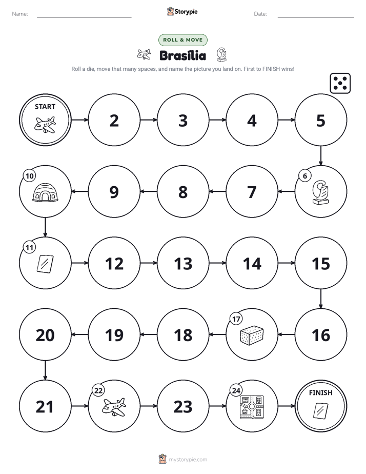 Roll & Move Game