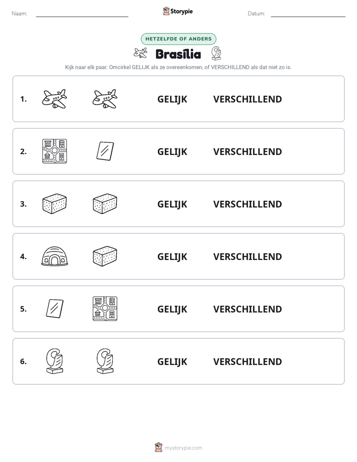 Zelfde of Verschillend