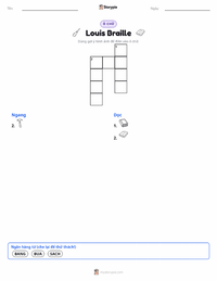 Xem trước tài liệu in sẵn Louis Braille