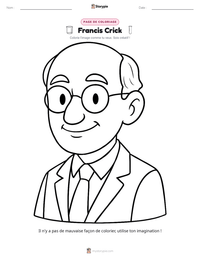 Aperçu de la feuille de travail imprimable Francis Crick