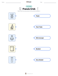 Francis Crick printable worksheet preview