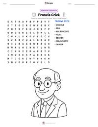 Aperçu de la feuille de travail imprimable Francis Crick
