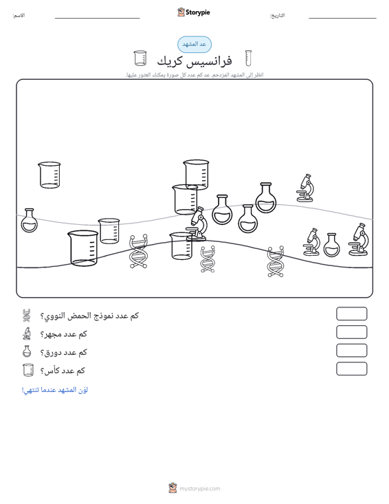 مشهد العد