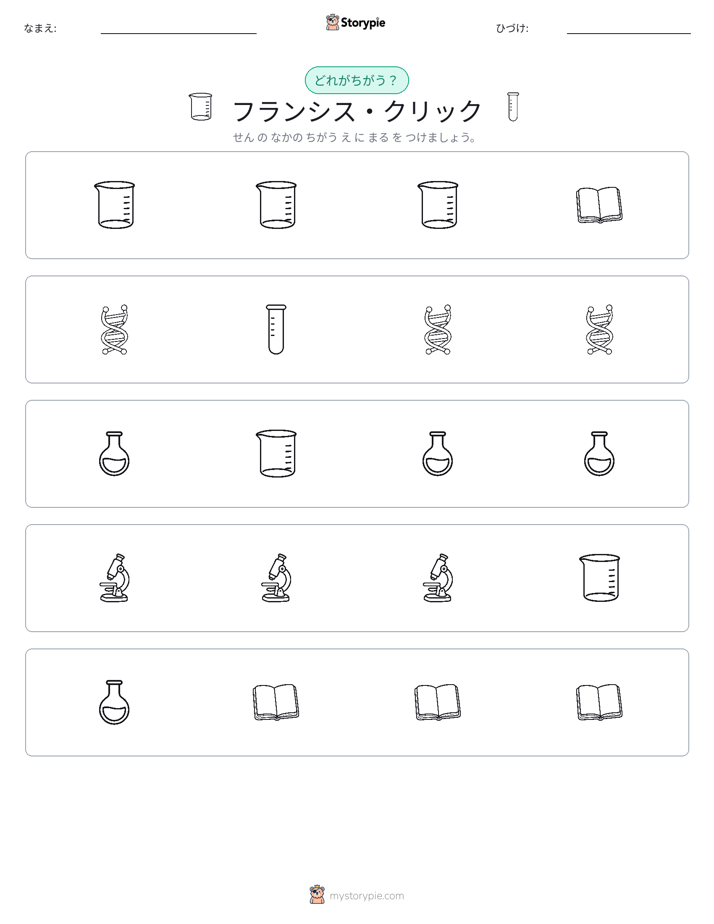 異なるものを見つけよう