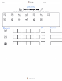 Schauplatz (Erzählung) druckbare Arbeitsblatt Vorschau