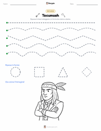 Anteprima della scheda stampabile di Tecumseh