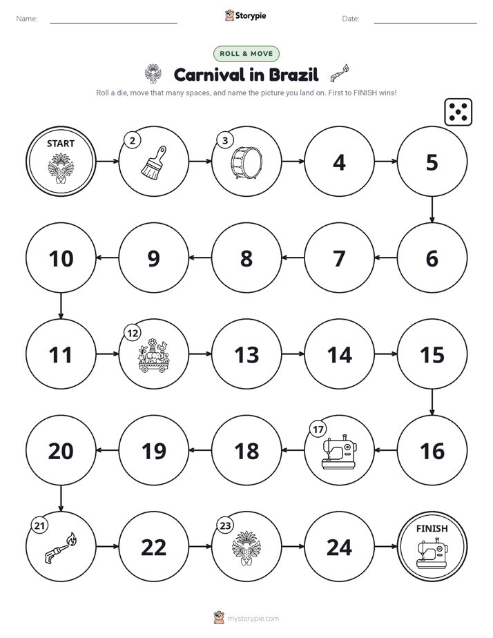 Roll & Move Game